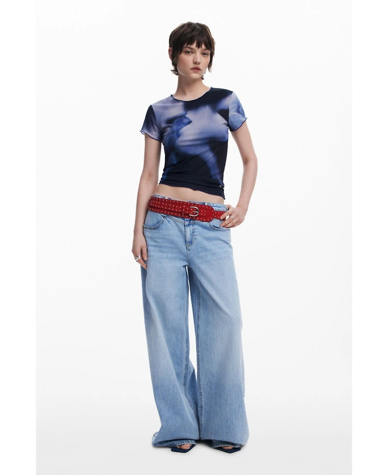 Desigual Women's Kiss short-sleeve T-shirt