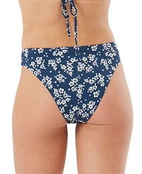 Roxy Juniors' Hibiscus Haven High Leg Bikini Bottoms