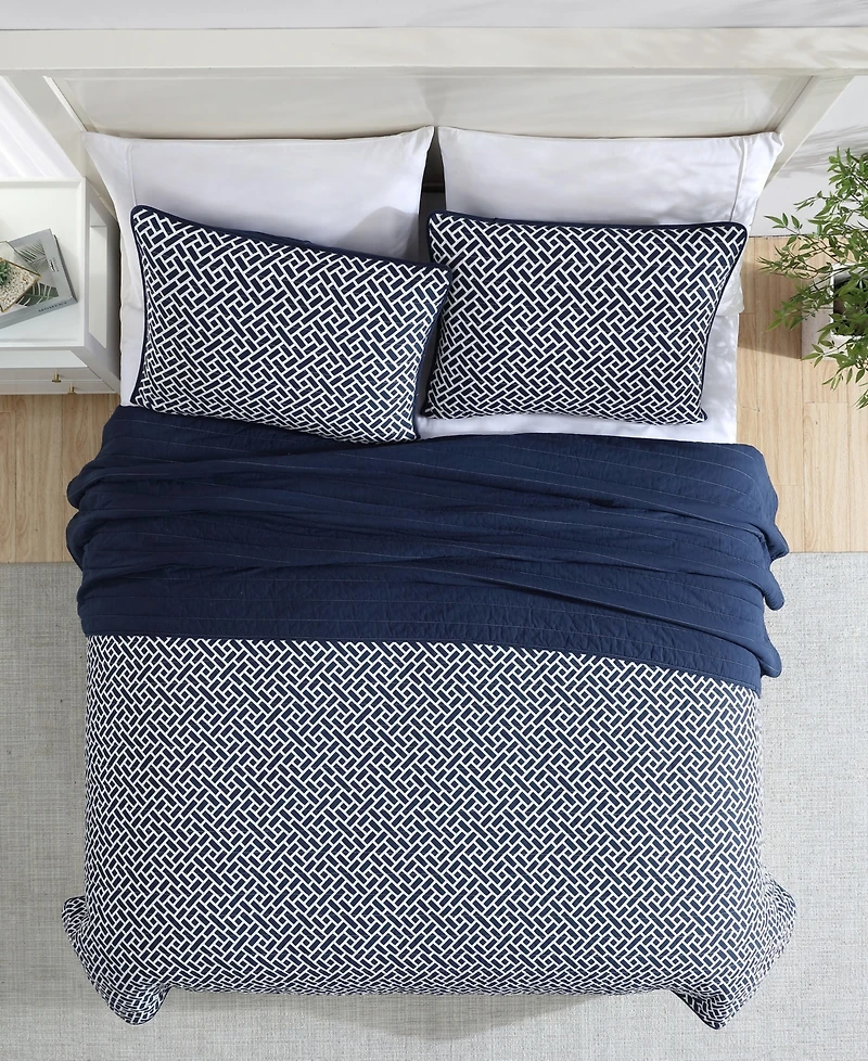 Nautica Lockridge Reversible 3-Pc. Quilt Set