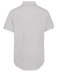 Calvin Klein Big Boys Variegated Dobby Shirt