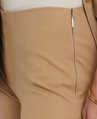 Lauren Ralph Twill Cropped Skinny Pant