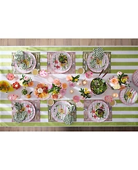 Mackenzie-Childs Pink Check Round Platter