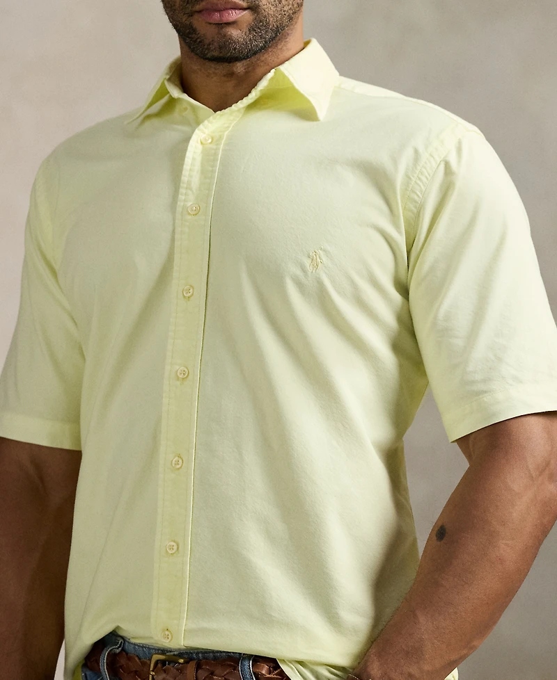 Polo Ralph Lauren Men's Big & Tall Mineral-Dyed Oxford Shirt