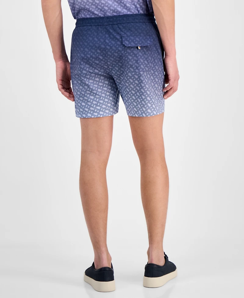 Hugo by Hugo Boss Men's Logo-Pattern Shorts