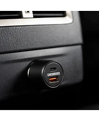 2-Port Car Charger, 48W High-Speed Usb-c and Usb-a for 12V Sockets