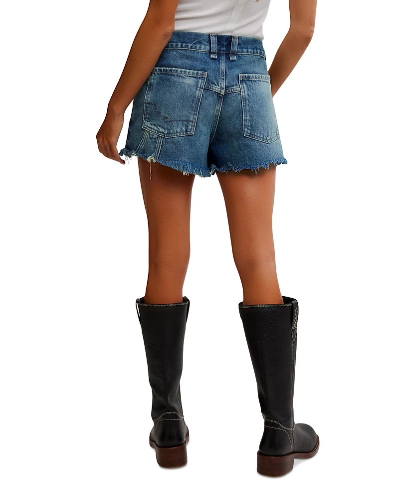 Free People Women's Now Or Never Denim Shorts