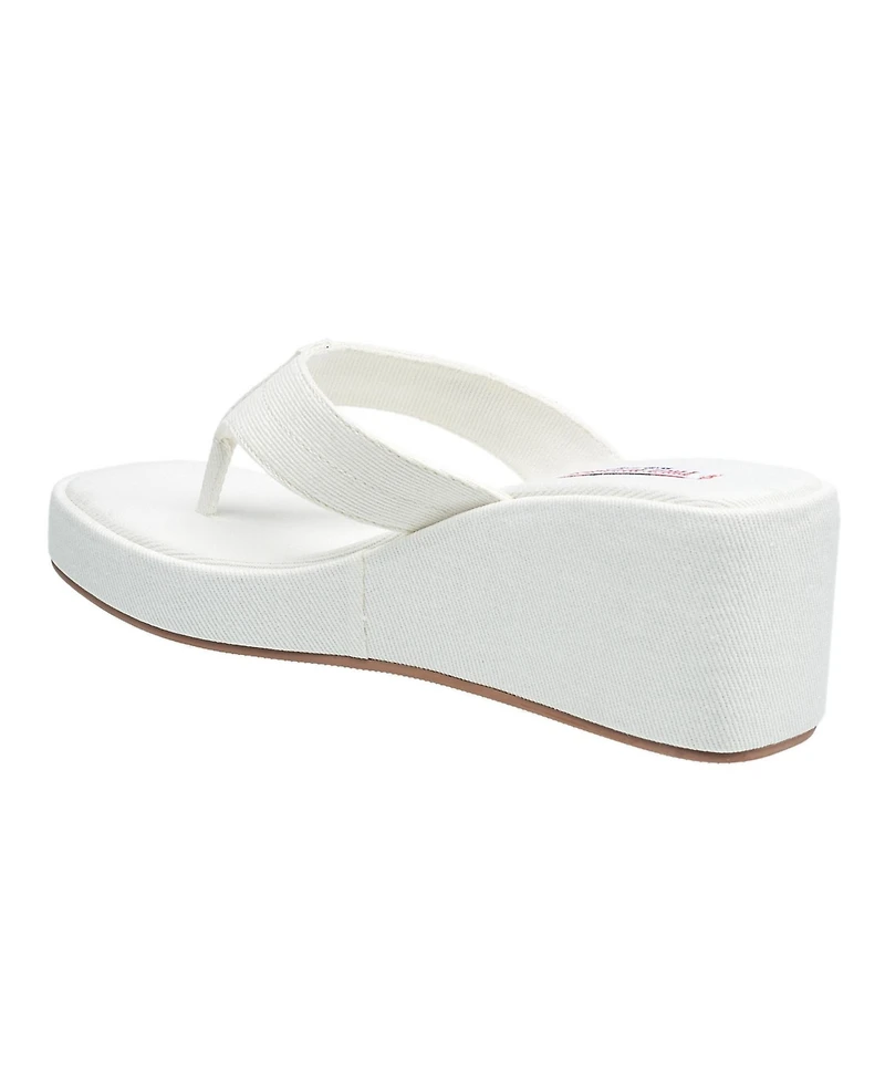 True Religion Latto Slip on Wedge Sandal