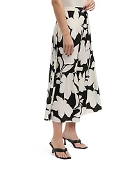 Ellen Tracy Women s Tiered Flowy Midi Skirt