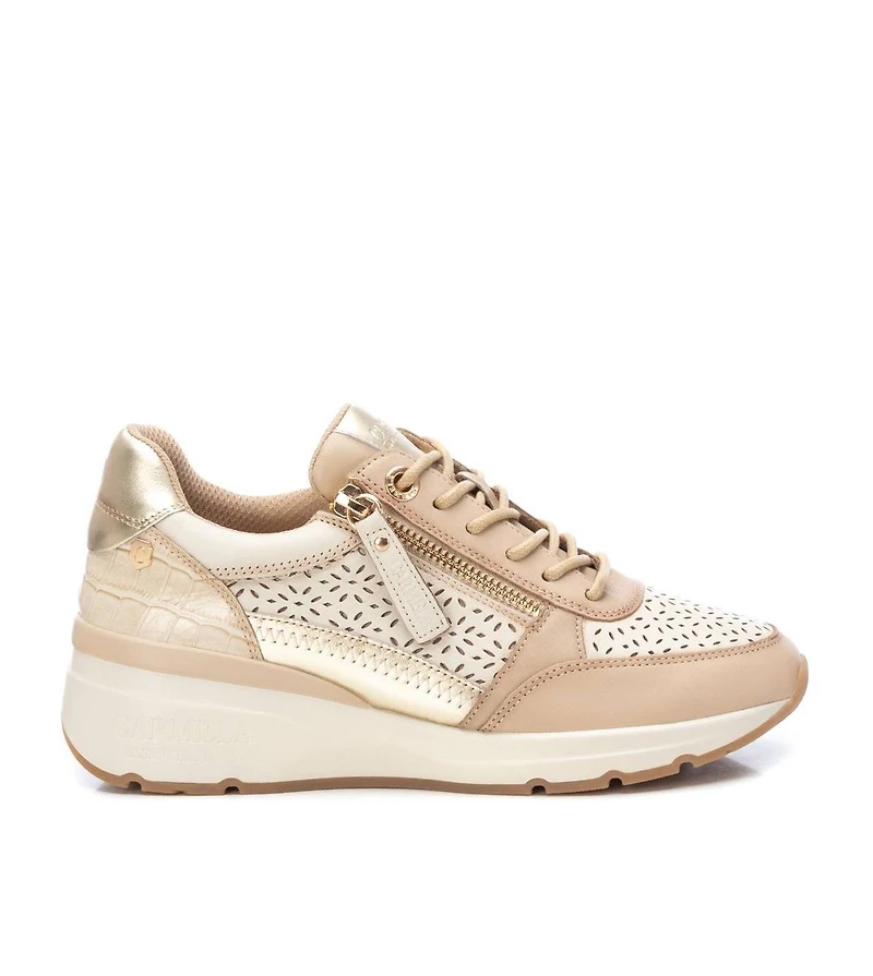 Carmela Collection Women's Leather Casual Sneakers By Xti