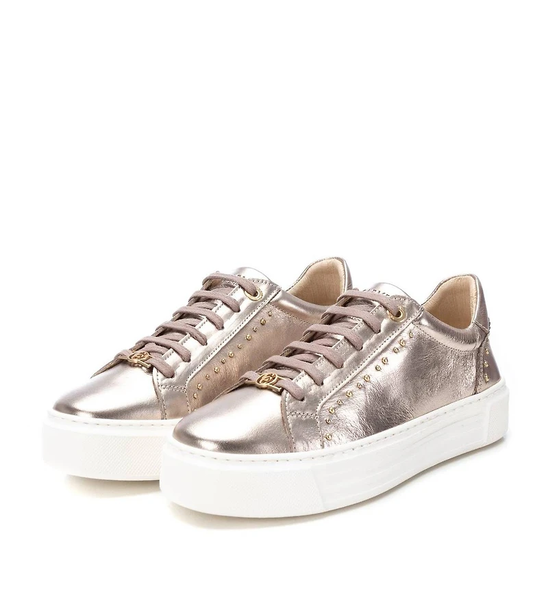 Carmela Collection Women's Leather Casual Sneakers By Xti