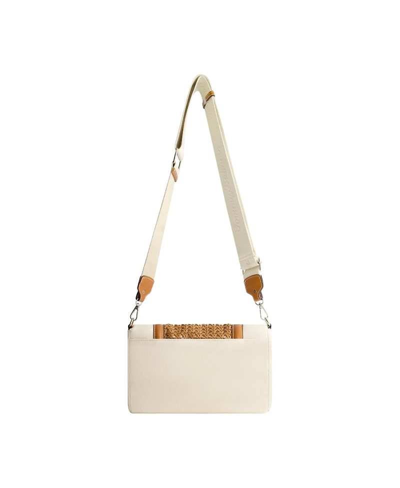 Tommy Bahama Woven Flap Crossbody Bag
