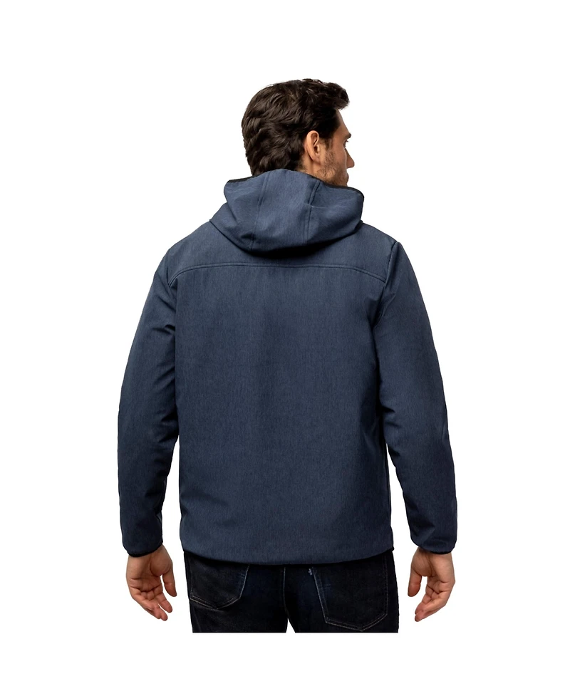 Free Country Men's Melange Stretch Full Zip Hoodie