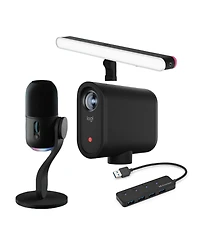 Logitech Yeti Gx Rgb Lightsync-Powered Microphone, Camera, 4 Port Usb Hub