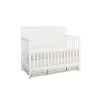 Westwood Design Emery Modern Wood Convertible Crib Panel in White Finish