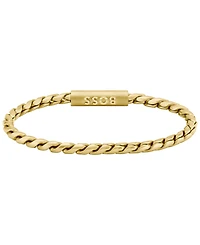 Hugo Boss Men's Doran Ionic Gold-Plated Chain Bracelet