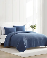 Nautica Seashore Stitch Washed -Pc. Quilt Set