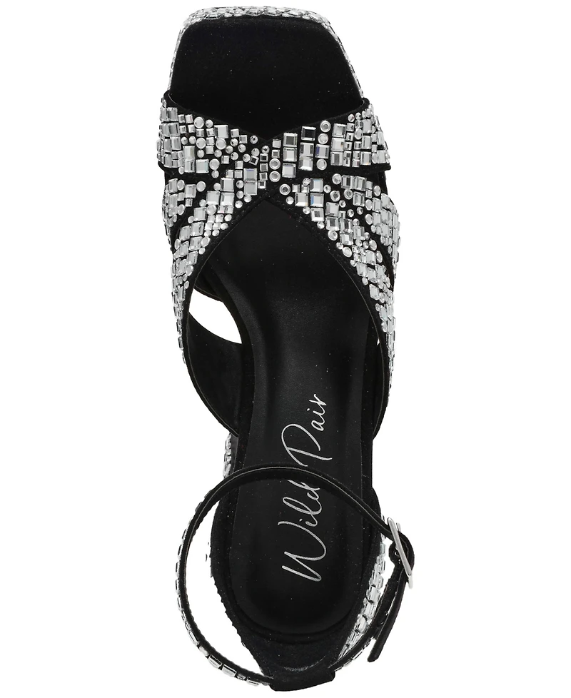 Wild Pair Lydiaa Embellished Platform Dress Sandals, Exclusively at Macy's