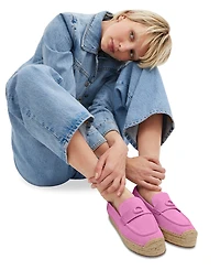 Coach Women's Camilla Logo Espadrille Flat Loafers