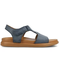 Journee Collection Women's Mira Footbed Flat Sandals