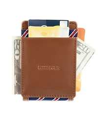 Tommy Hilfiger Men's Overlay Front Pocket Wallet