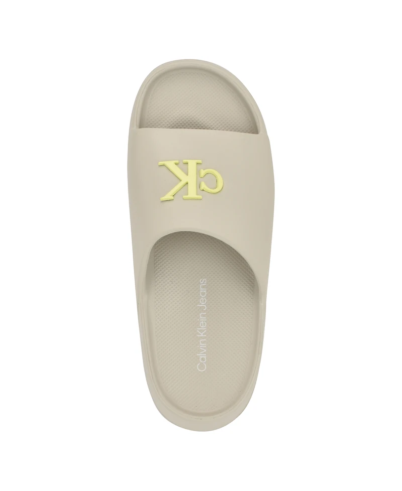 Calvin Klein Women's Nanzey Logo Pool Slide Sandals
