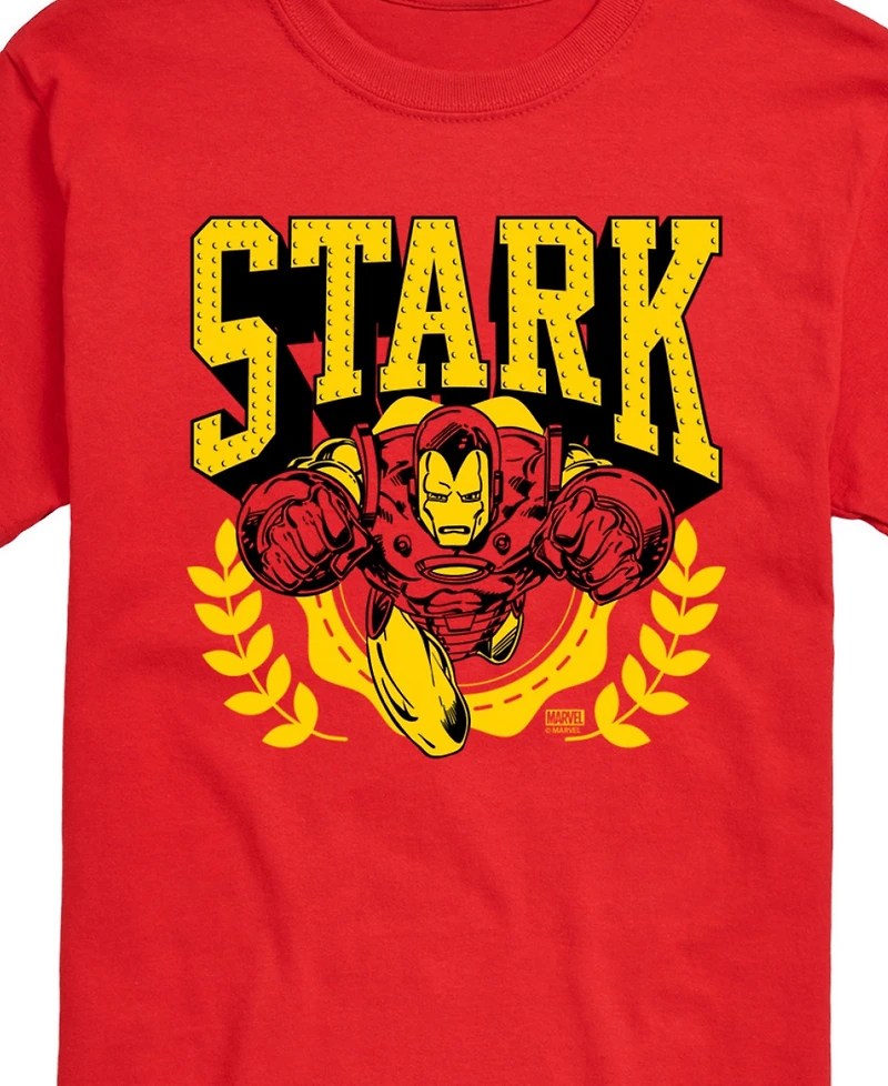 Airwaves Men's Iron Man Stark Industries Short Sleeve T-Shirt