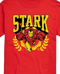 Airwaves Men's Iron Man Stark Industries Short Sleeve T-Shirt