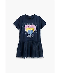 Desigual Girls's Short heart dress