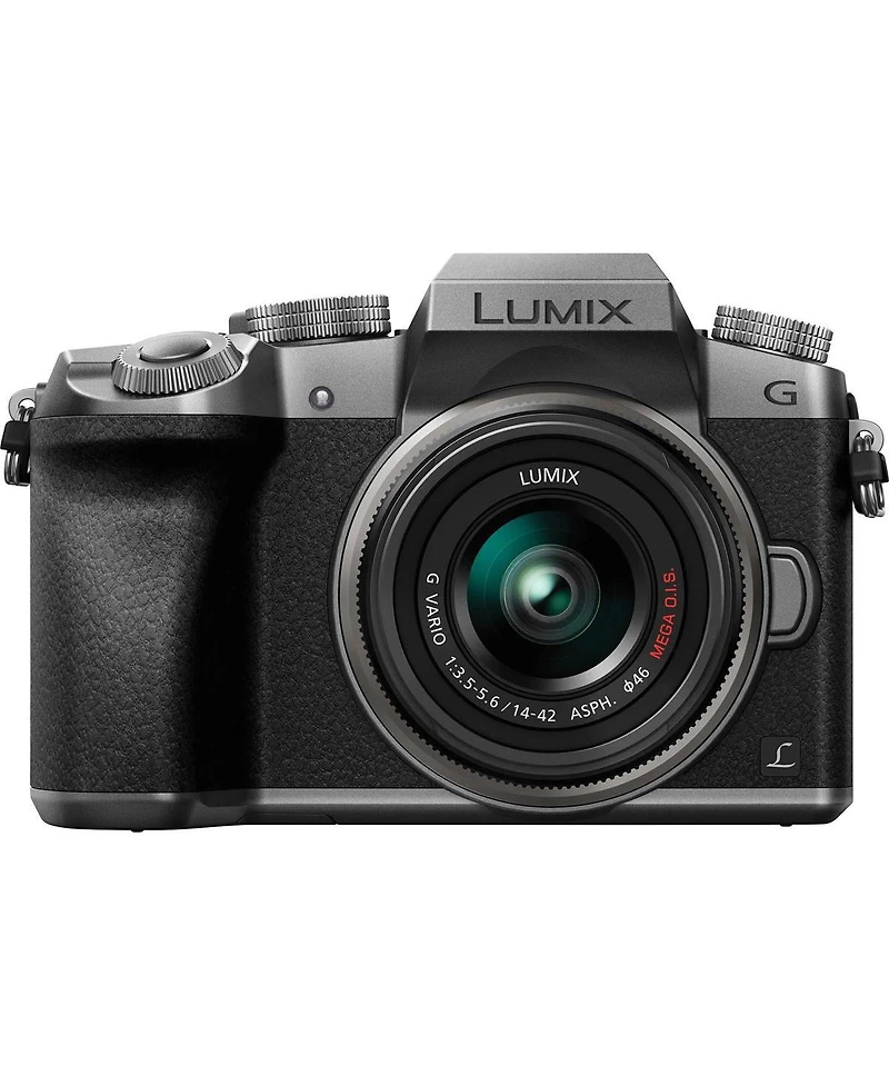Panasonic Panasonic Lumix Dmc-G7 Mirrorless Micro 4/3s Camera with 14-42mm Lens, Silver