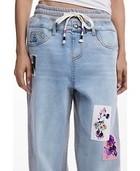 Desigual Women's Minnie Mouse Jogger Jeans