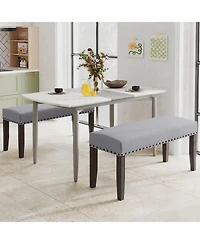 Upholstered Entryway Bench End of Bed Bench