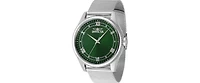 Invicta Men's Watch - Celestial Quartz Green Dial Silver Tone Mesh Bracelet | 48482