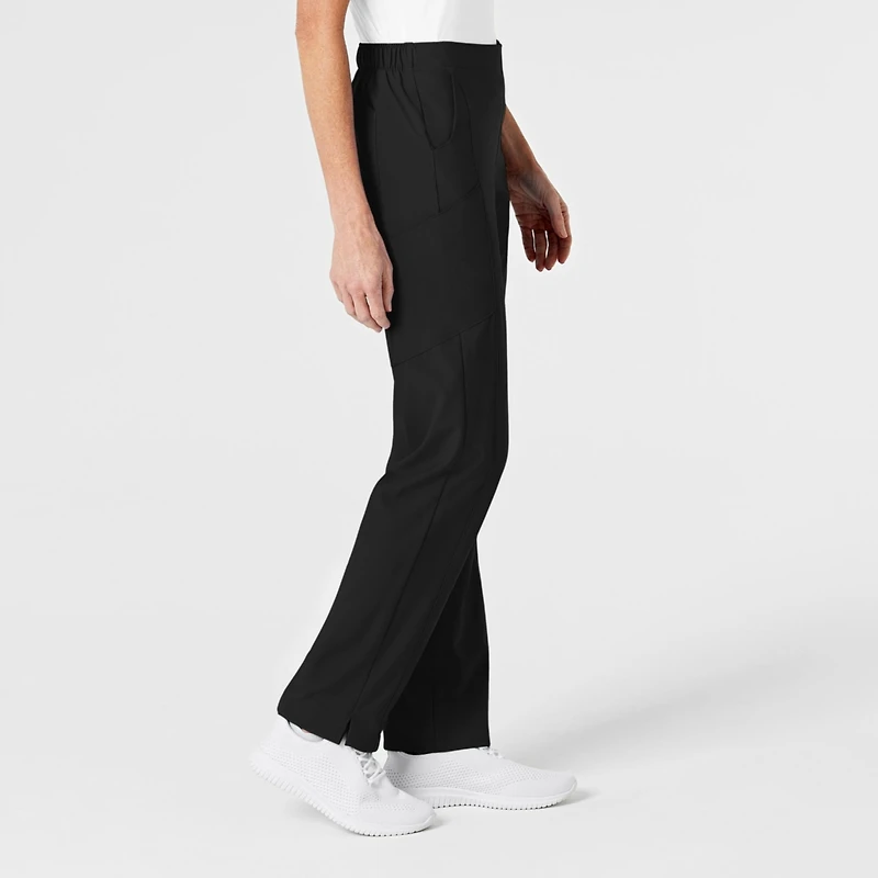 Wink Petite W123 Flat Front Cargo Scrub Pant