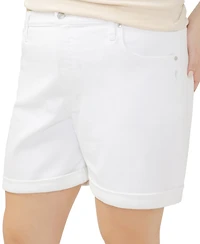 Silver Jeans Co. Plus Boyfriend Relaxed Mid Rise Shorts