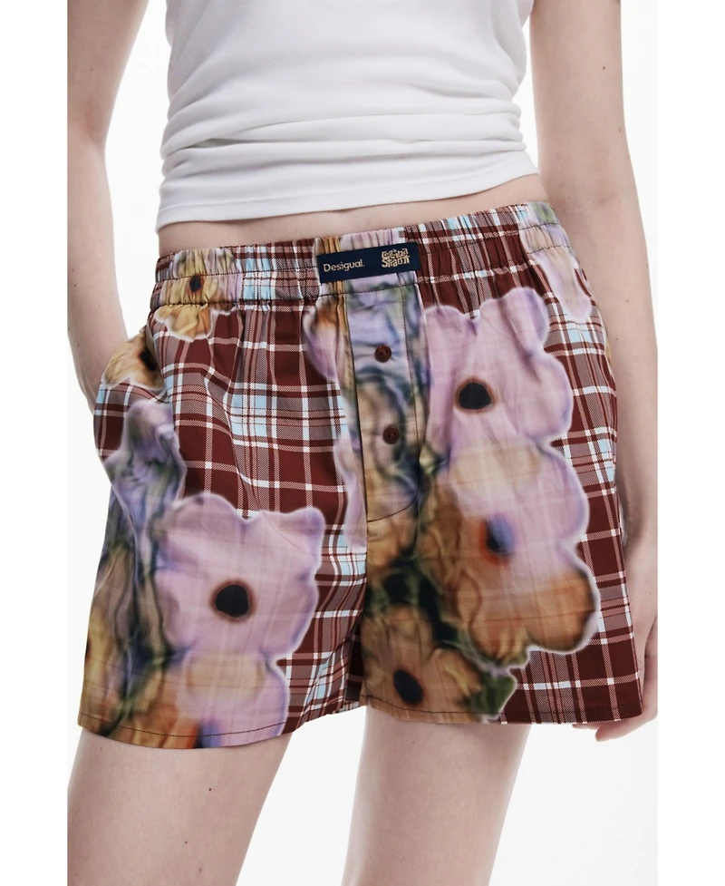 Desigual Women's Collina Strada boxer Bermuda