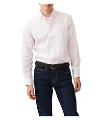 Rodd Gunn Men's Check Oxford Long Sleeve Slim Fit Shirt