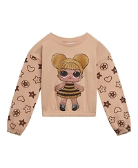 L.o.l. Surprise! Little Girls Fleece Sweatshirt and Jogger Pants Outfit Set