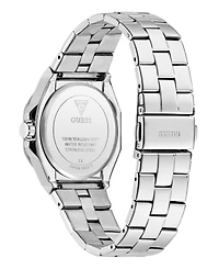 Guess Women's Analog Silver-Tone Stainless Steel Watch, 34mm