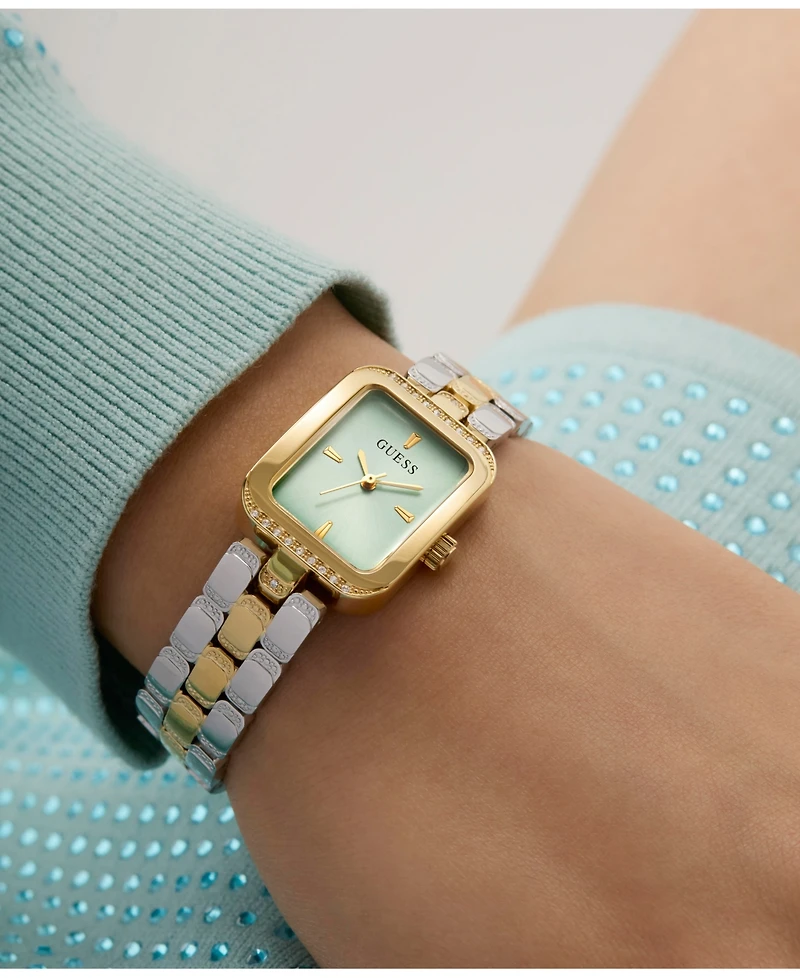 Guess Women's Analog Two-Tone Steel Watch, 22mm