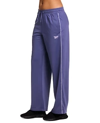 Reebok Women's Id Side-Stripe Classic Tricot Track Pants