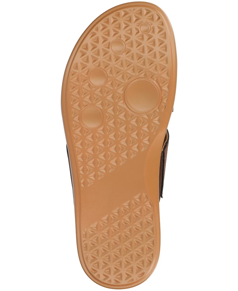 Journee Collection Women's Misey Footbed Slide Flat Sandals