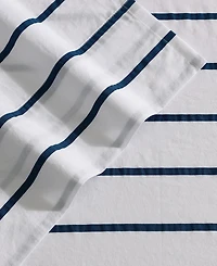 Closeout! Nautica Cotton Percale 3-Piece Sheet Set