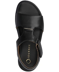 Journee Collection Women's Mira Footbed Flat Sandals