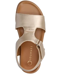 Journee Collection Women's Mira Footbed Flat Sandals