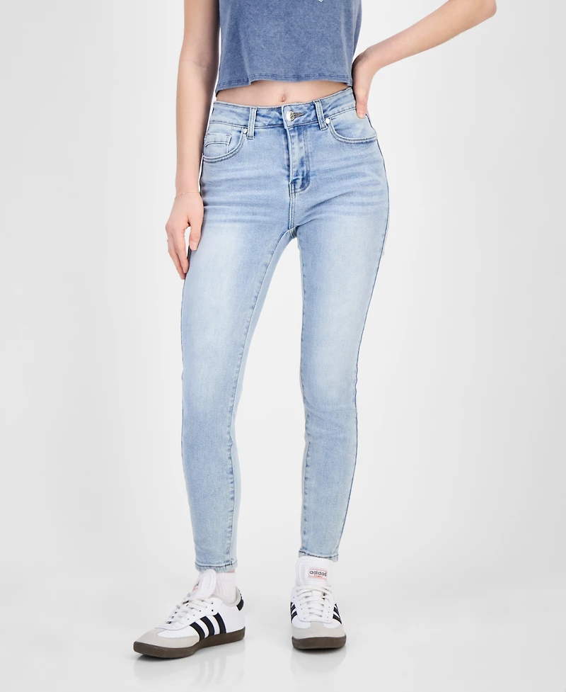 Gogo Jeans Juniors' Stretch Curvy Skinny Jeans
