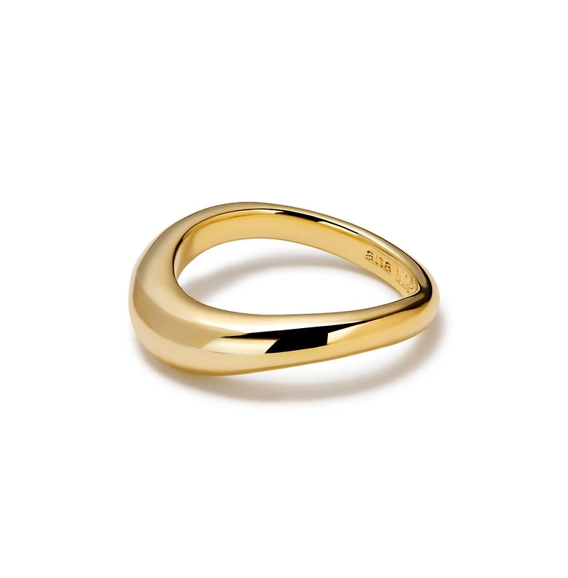 Ana Luisa Gold Band Ring - Stevie