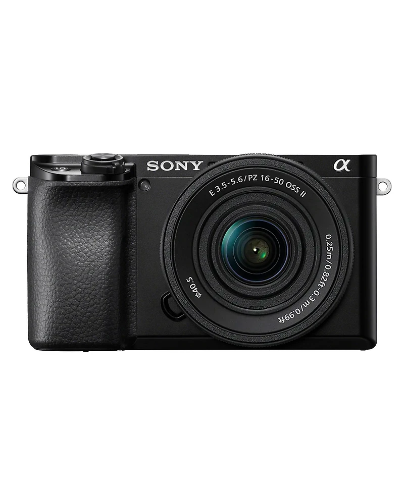 Sony Alpha a6100 Aps C Mirrorless Lens Black Camera with 16 to 50mm Lens