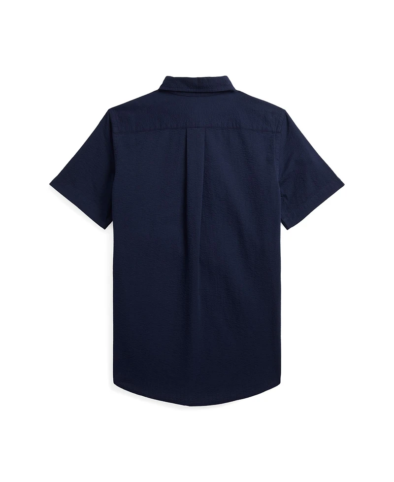 Polo Ralph Lauren Big Boys Seersucker Short-Sleeve Shirt