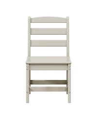 Outdoor Hdpe Patio Classic Armless Dining Side Chair