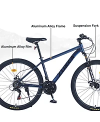 Streamdale 27.5 Inch Wheels 21 Speed Mountain Bike, for Men Women Boys and Girls, Front Suspension,Aluminum Alloy Frame